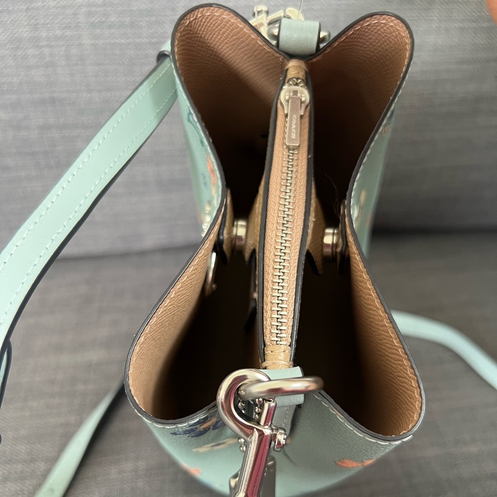 NWT COACH MYST FLORAL SMALL TWIN BUCKET CROSSBODY SHOULDER BAG - Picture 6 of 9